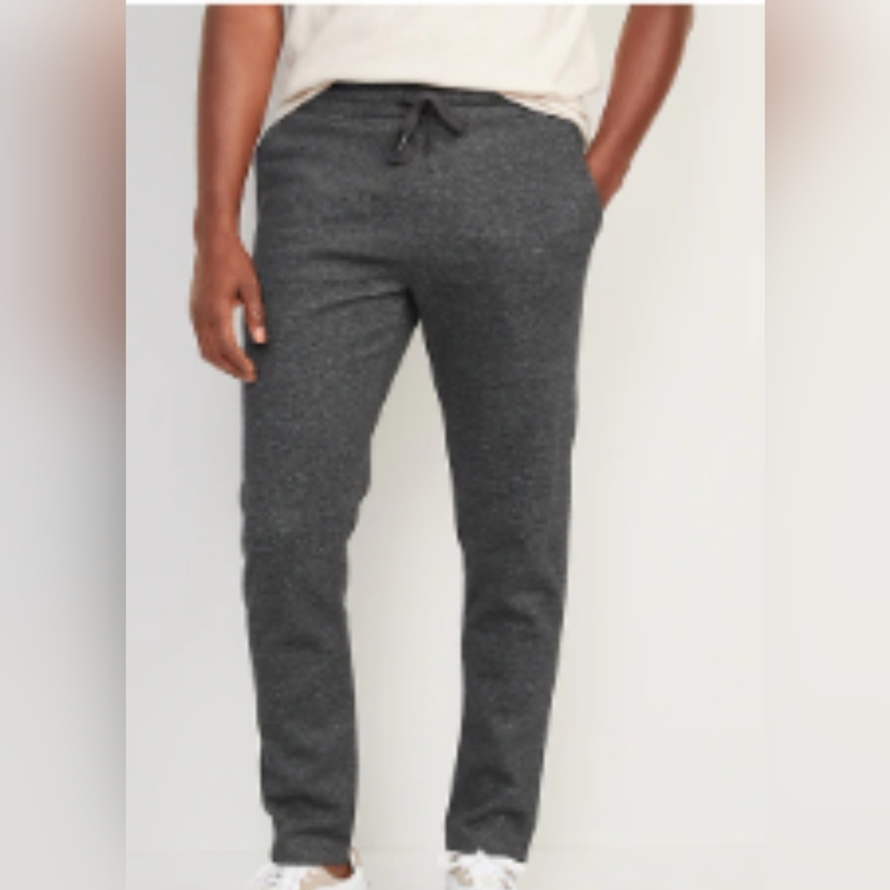 Men Tapered Straight  Gray Sweatpants